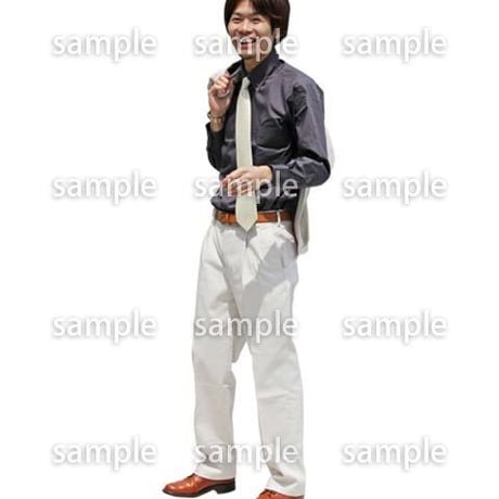 人物切抜き素材　ベーシックファッション編　P_412
