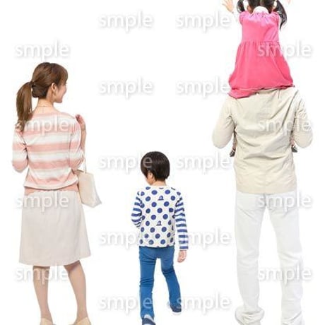 Cutout People　4人ファミリー　GG_105
