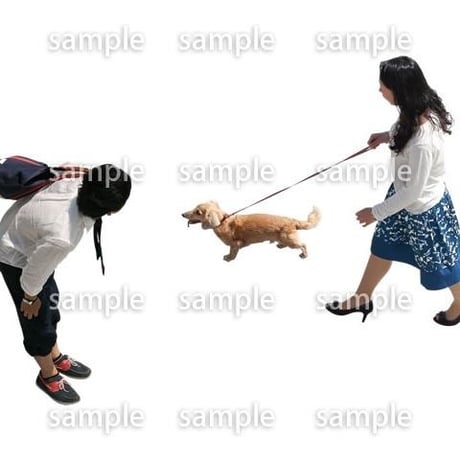 Cutout People　鳥瞰　人物　FF_168