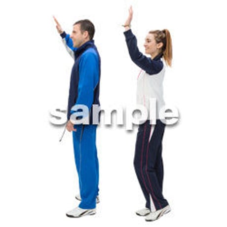 Cutout People　スポーツ　CC_058