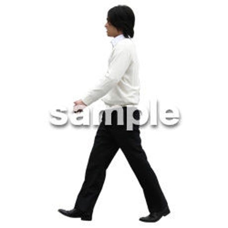 人物切抜き素材　ベーシックファッション編　P_323