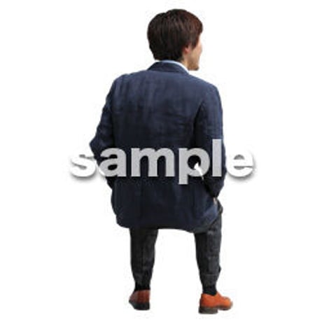 人物切抜き素材　座る人Ⅱ編　Q_369