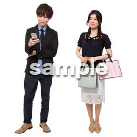 Cutout People　ショッピング　JJ_161