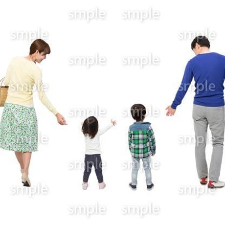 Cutout People　4人ファミリー　GG_230
