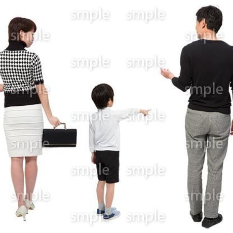 Cutout People　ファミリー　GG_055