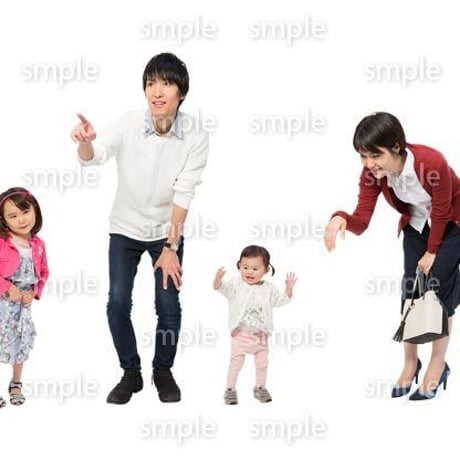 Cutout People　4人ファミリー　GG_471