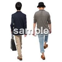 Cutout People　階段を上る動作　JJ_439