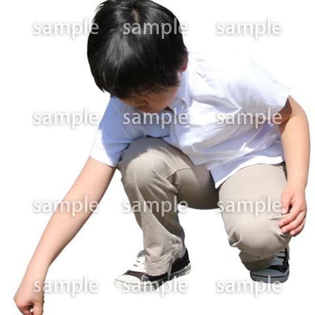 人物切抜き素材　キッズ・スクール編　O_264