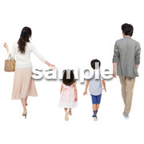 Cutout People　4人ファミリー　GG_220