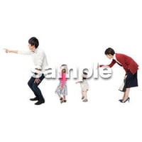 Cutout People　4人ファミリー　GG_473
