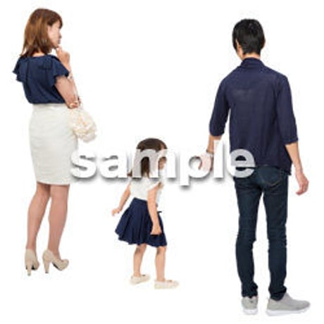 Cutout People　ファミリー　GG_099