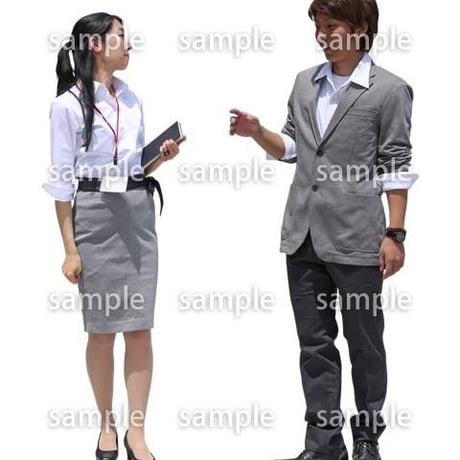 Cutout People　ビジネス-日本人　EE_186