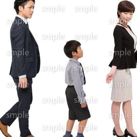 Cutout People　ファミリー　GG_003