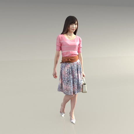 3D人物素材 [ お試し版 ] 077_W_Yui