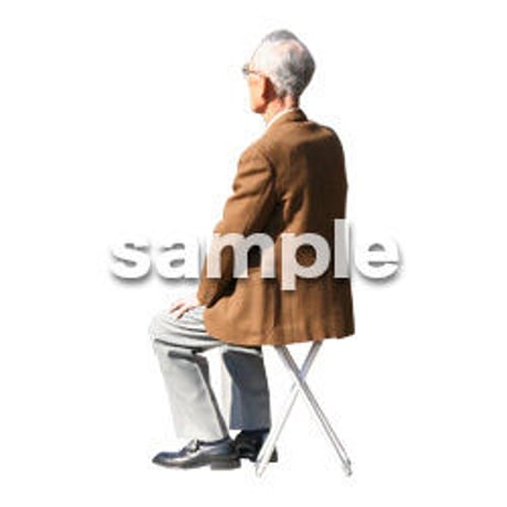 人物切抜き素材　シニア編　C_139