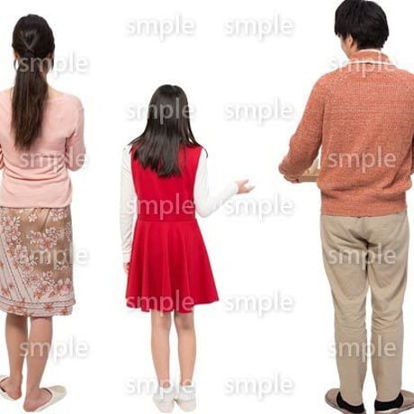 Cutout People　ファミリー　II_195