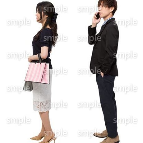 Cutout People　ショッピング　JJ_163