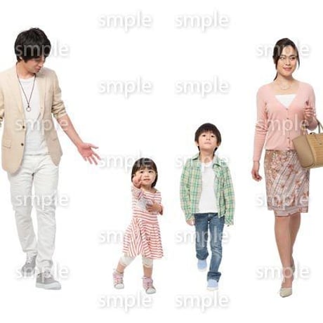 Cutout People　4人ファミリー　GG_221