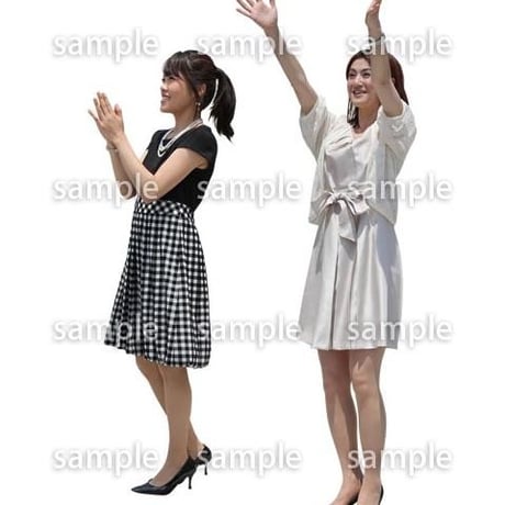 Cutout People　パーティー　DD_157