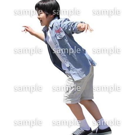 人物切抜き素材　キッズ・スクール編　O_275