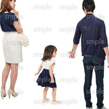 Cutout People　ファミリー　GG_099