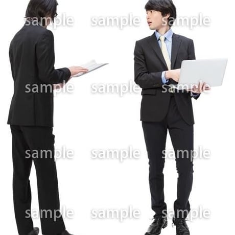 Cutout People　ビジネス-日本人　EE_024