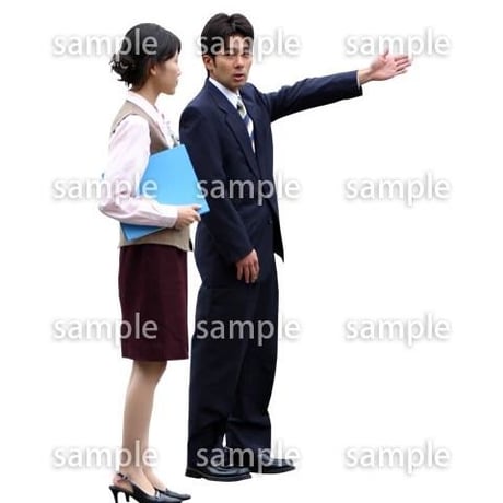 人物切抜き素材　男性女性編　A_052