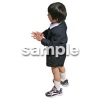 人物切抜き素材　キッズ・スクール編　鳥瞰　O_447