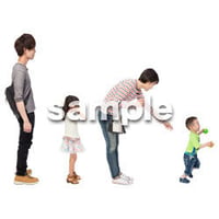 Cutout People　4人ファミリー　GG_463