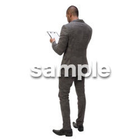 Cutout People　ビジネス　AA_109