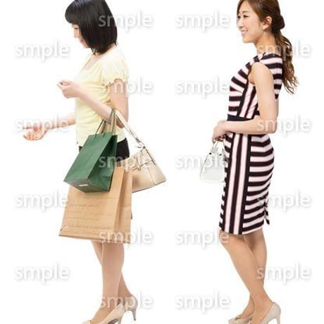 Cutout People　女性ペア　JJ_318