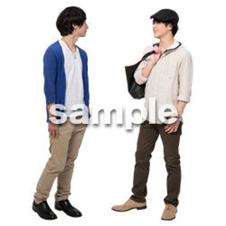 Cutout People　男性ペア　JJ_392
