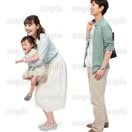 Cutout People　ファミリー　GG_122