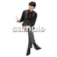 Cutout People　パーティー座る人　DD_426