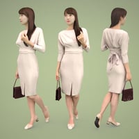 3D人物素材  [Posed]  003_Rika