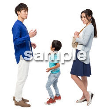 Cutout People　ファミリー　GG_083
