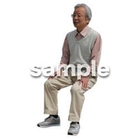 人物切抜き素材　シニアライフ編　R_467