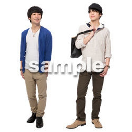 Cutout People　男性ペア　JJ_391