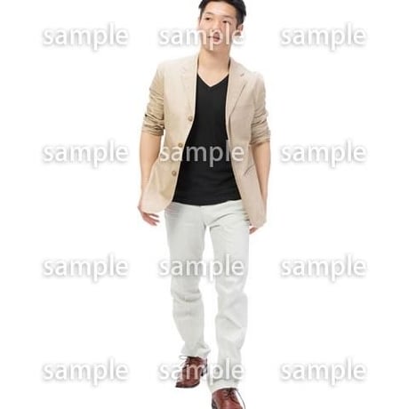 Cutout People　日本人カジュアル　BB_196