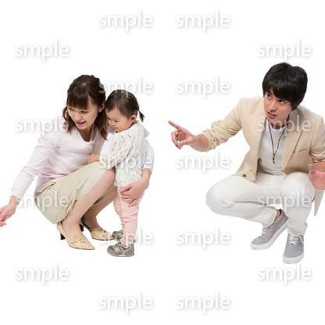 Cutout People　ファミリー　GG_178