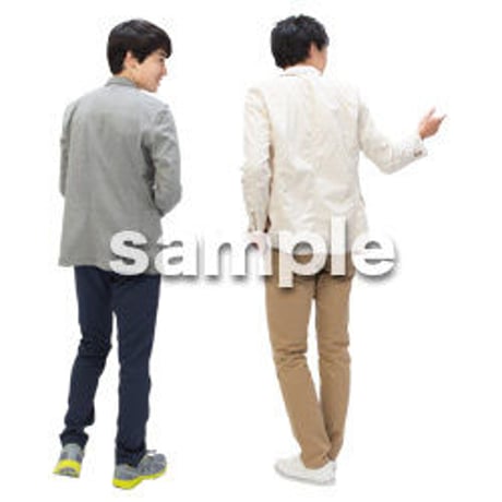 Cutout People　ビジネス-日本人　EE_160