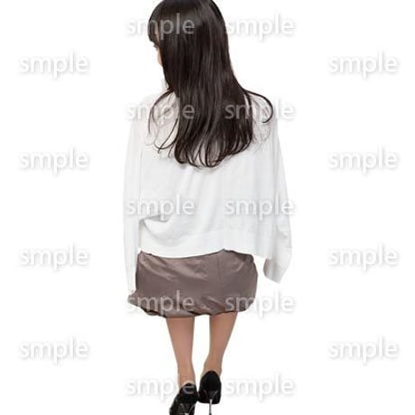 Cutout People　座る女性　KK_225
