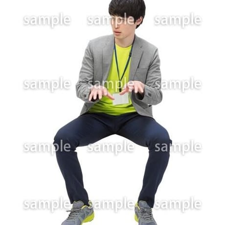 Cutout People　ビジネス-日本人　EE_491