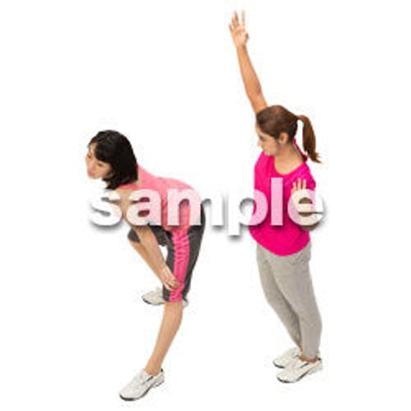 Cutout People　スポーツ 鳥瞰　CC_353