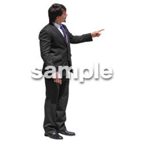 Cutout People　ビジネス　AA_158