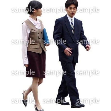 人物切抜き素材　男性女性編　A_051