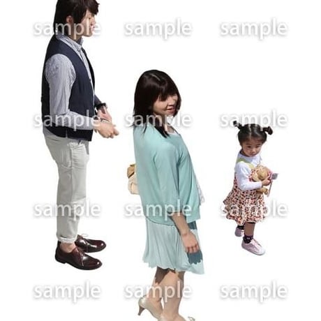 Cutout People　鳥瞰　人物　FF_158