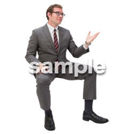 Cutout People　ビジネス　AA_387
