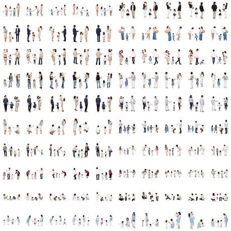 07Cutout People ファミリー[ダウンロード版]