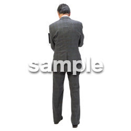 Cutout People　ビジネス　AA_195